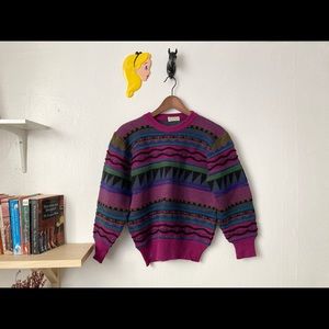 80’s Mimi Waves Wool Sweater
